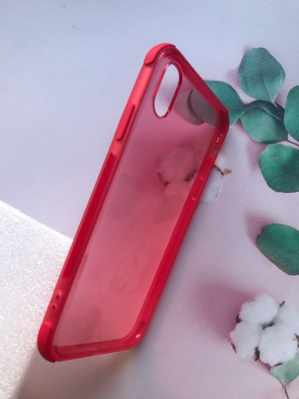 Прозорий силіконовий чохол для Apple iPhone X/Xs Coral