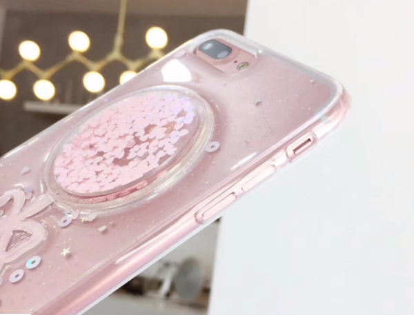Силіконовий чохол з блискітками для iPhone 6+/6 Plus Candy