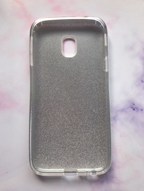 Силіконовий чохол Shine Silicone Case для Samsung Galaxy J3(2017) J330 Срібло
