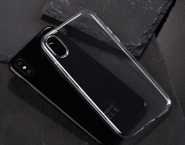 Тонкий прозорий силіконовий чохол для iPhone X