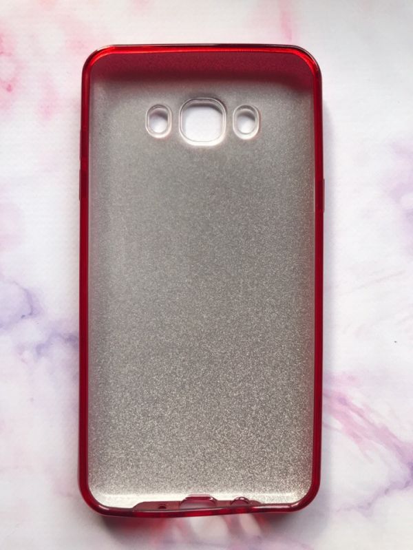 Силіконовий чохол Shine Silicone Case для SAMSUNG Galaxy J7(2016) J710 Червоний