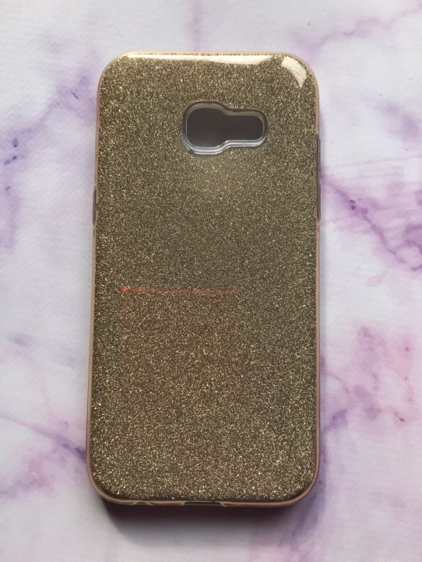 Силіконовий чохол Shine Silicone Case для Samsung Galaxy А3 (2017) А320 Золотий