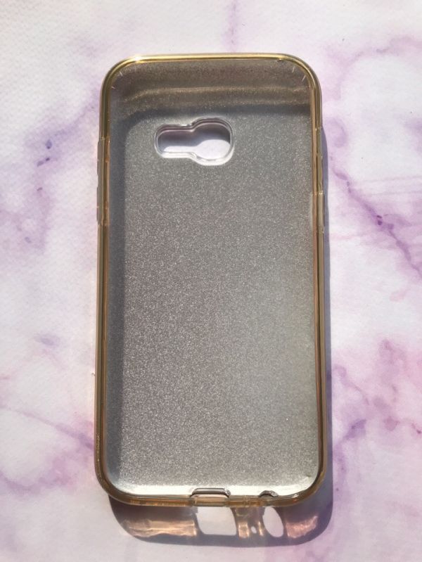 Силіконовий чохол Shine Silicone Case для Samsung Galaxy А3 (2017) А320 Золотий