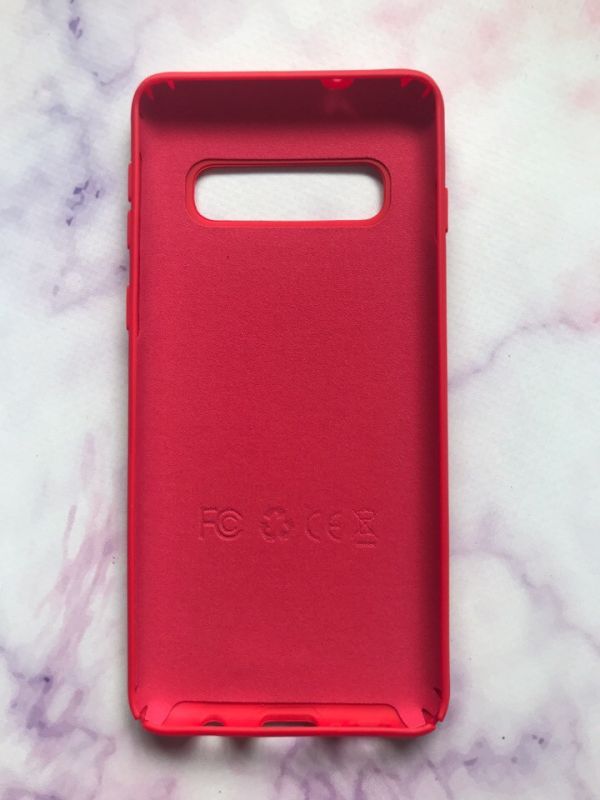 Силіконовий чохол Silicone Case для Samsung Galaxy S10 Червоний