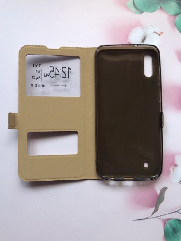 Чохол-книжка Momax для Samsung Galaxy M10 Золотий