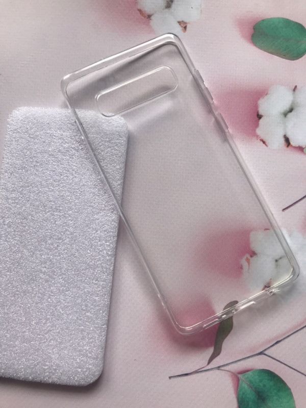 Ультратонкий прозорий силіконовий чохол для Samsung Galaxy S10 Plus