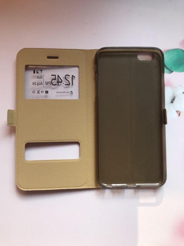 Чохол-книжка Momax для iPhone 6+/6 Plus Золотий