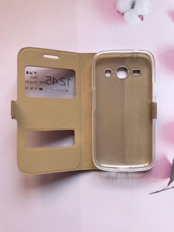Чохол-книжка Momax для Samsung Galaxy Star Advance Duos G350 Золотий