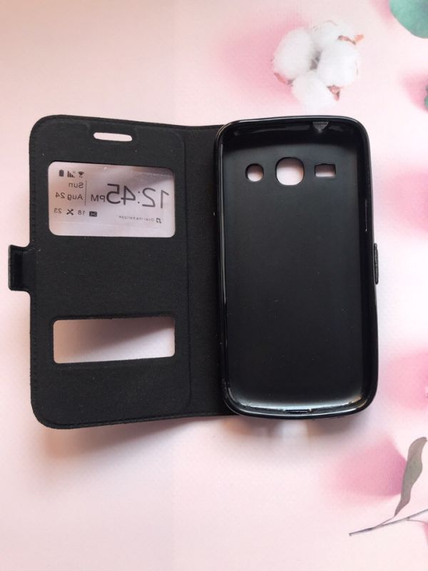 Чохол-книжка Momax для Samsung Galaxy Star Advance Duos G350 Чорний