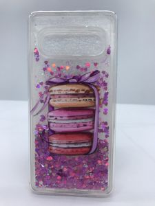 Силіконовий чохол з рухливими блискітками на Samsung Galaxy S10 Печиво