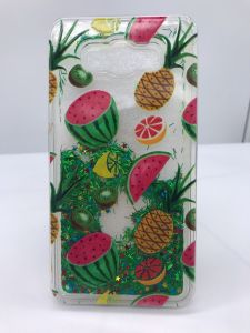 Силіконовий чохол з рухливими блискітками на SAMSUNG Galaxy J7(2016) J710 Фрукти