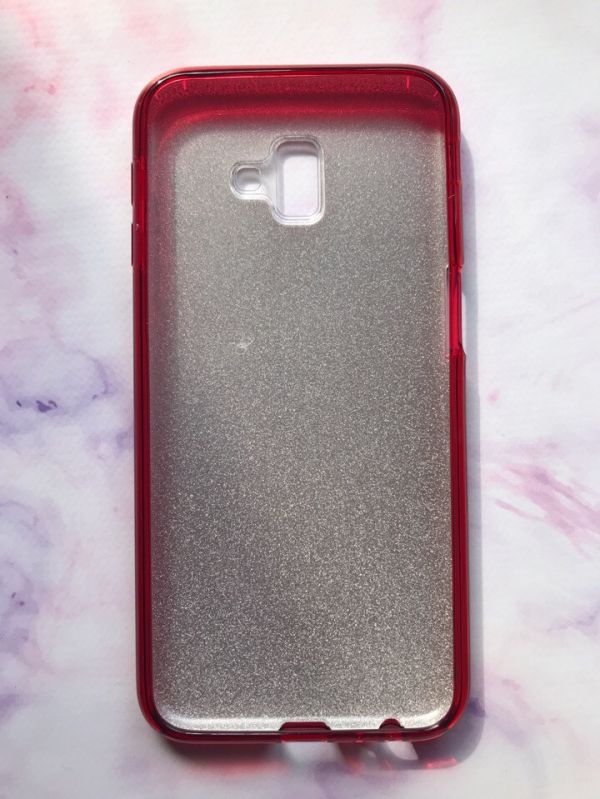 Силіконовий чохол Shine Silicone Case для Samsung Galaxy J6 Plus Червоний
