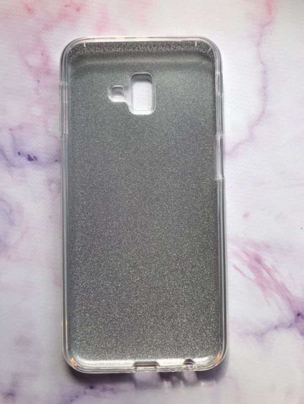 Силіконовий чохол Shine Silicone Case на Samsung Galaxy J6 Plus Срібло