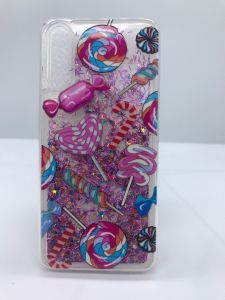 Силіконовий чохол із блискітками, що переливаються, для Samsung Galaxy A50 2019 A505F Цукерки