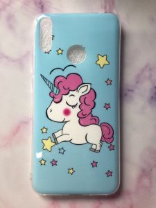 Чохол силіконовий з малюнком для Huawei Y7 2019 / Y7 prime 2019 (Єдиноріг)