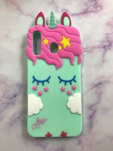 Чохол силіконовий 3D Case для Samsung Galaxy M30 Єдиноріг unicorn Green