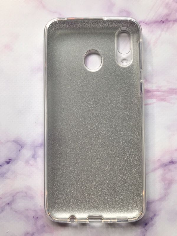 Силіконовий чохол Shine Silicone Case для Samsung Galaxy M20 Silver
