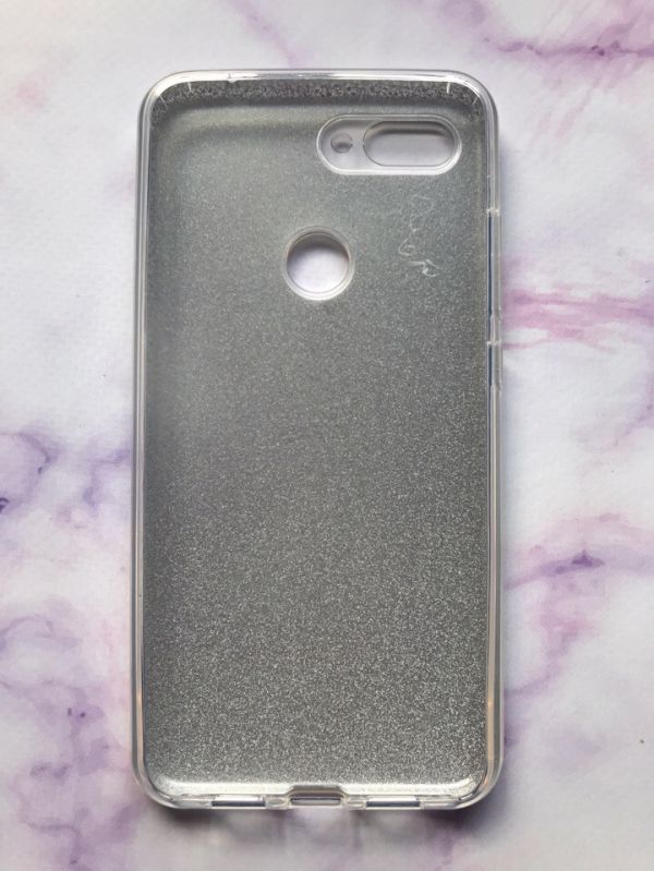 Силіконовий чохол Shine Silicone Case для Xiaomi Мі 8 lite Silver