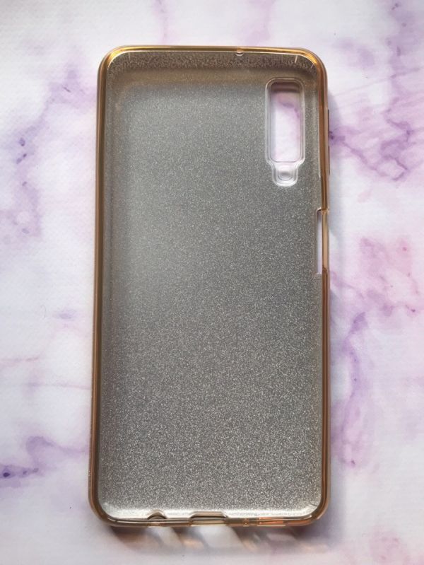 Силіконовий чохол Shine Silicone Case для Samsung Galaxy A7(2018) A750 Golden