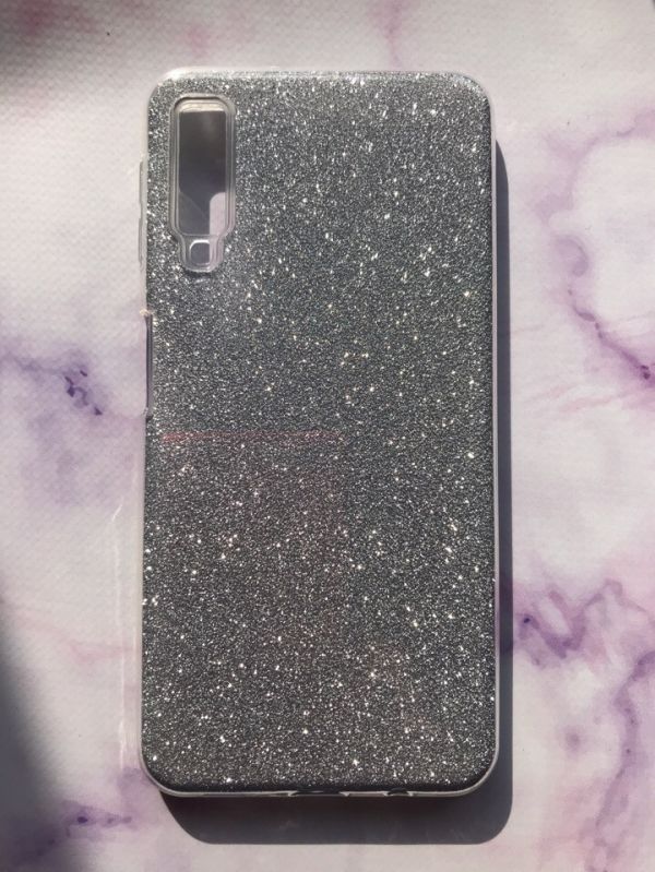 Силіконовий чохол Shine Silicone Case для Samsung Galaxy A7(2018) A750 Silver