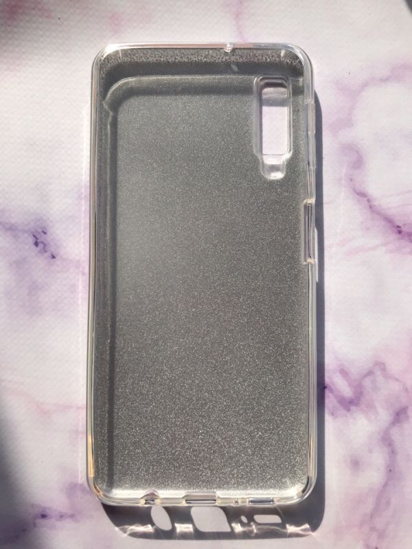 Силіконовий чохол Shine Silicone Case для Samsung Galaxy A7(2018) A750 Silver