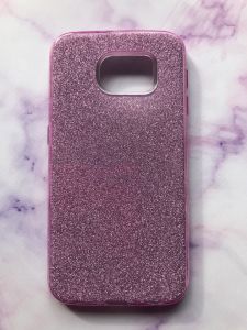Силіконовий чохол Shine Silicone Case для SAMSUNG Galaxy S6 Pink