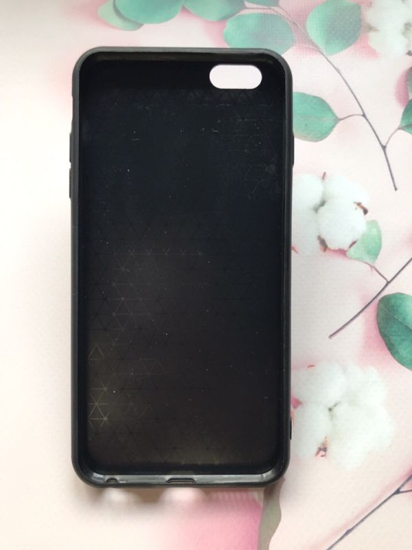 Силіконовий чохол з блискітками для iPhone 6+/6 Plus Сердечка червоні