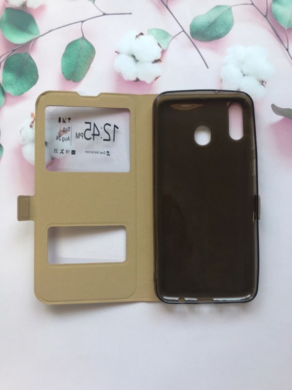 Чохол-книжка Samsung Galaxy M20 Momax Золотий