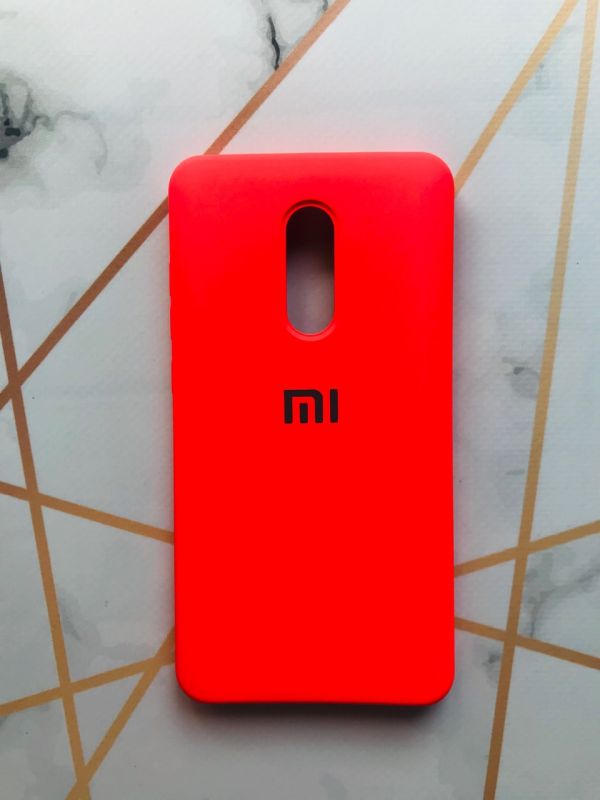 Силіконовий чохол Silicone Case для Xiaomi Redmi Note 4 / Note 4X Яскраво-рожевий