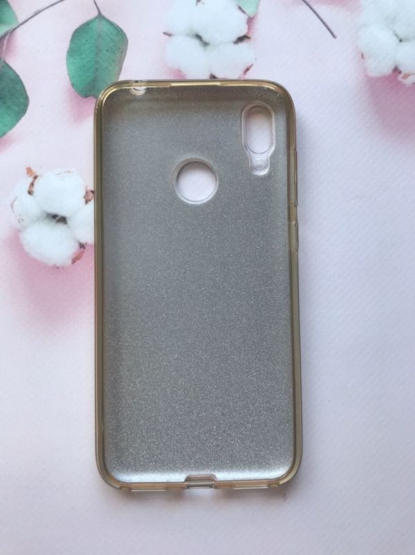 Силіконовий чохол Shine Silicone Case для Huawei Y7 2019 / Y7 prime 2019 Золотий