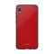 Силіконовий чохол Glass case зі скляною задньою панеллю для Samsung Galaxy А10 (2019) А105 Червоний