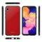 Силіконовий чохол Glass case зі скляною задньою панеллю для Samsung Galaxy А10 (2019) А105 Червоний