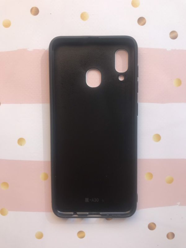 Силіконовий чохол Glass case зі скляною задньою панеллю для Samsung Galaxy А30 (2019) А305 / A20 Єдиноріг