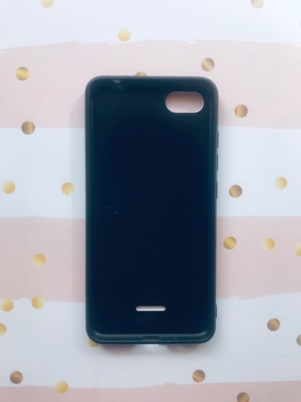 Силіконовий чохол Glass case зі скляною задньою панеллю для Xiaomi Redmi 6A Єдиноріг