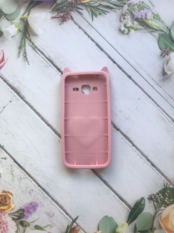 Чохол силіконовий 3D Liquid Cat для SAMSUNG Galaxy J3/J310 Рожевий