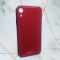 Силіконовий чохол Glass case зі скляною задньою панеллю для iPhone XR Червоний