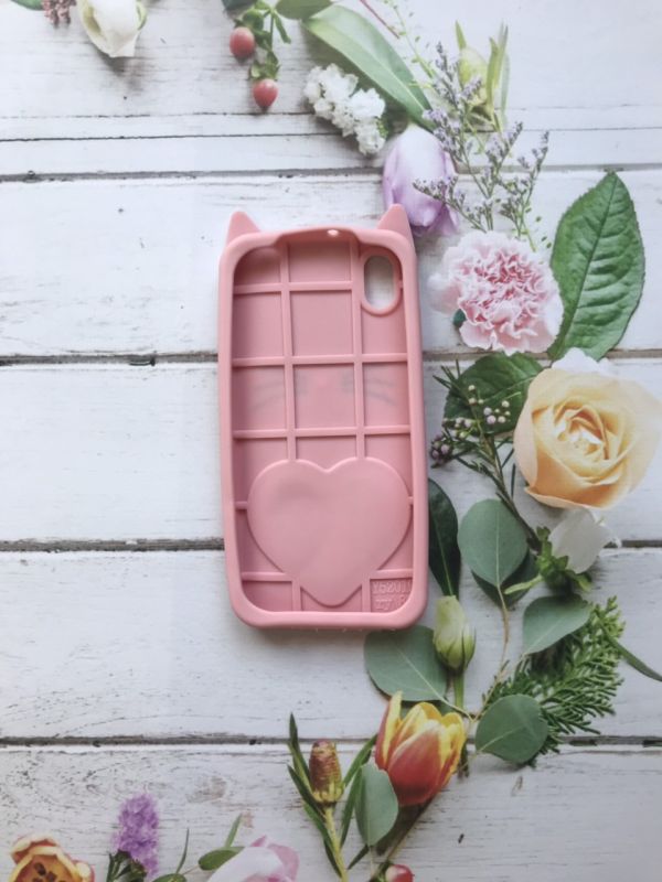 Чохол силіконовий 3D Liquid Cat для Huawei Y5 2019 Рожевий