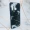Силіконовий чохол Glass case зі скляною задньою панеллю для Samsung Galaxy M40 Мармур чорний
