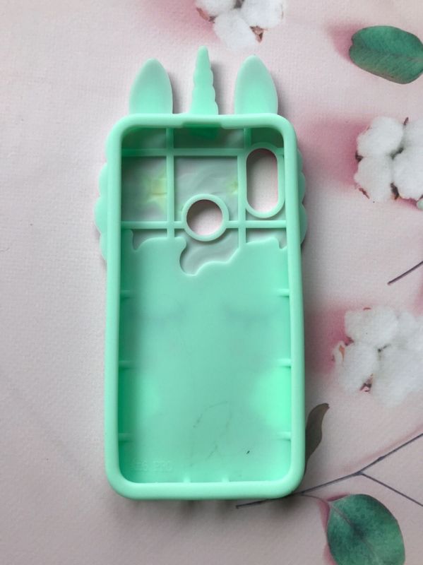 Силіконовий чохол 3D для Xiaomi Redmi 6 Pro / A2 lite Єдиноріг бірюзовий
