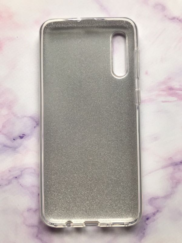 Силіконовий чохол Shine Silicone Case для Samsung Galaxy A50 2019 A505F Срібний