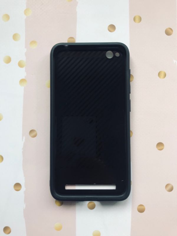 Силіконовий чохол Glass case зі скляною задньою панеллю для Xiaomi Redmi 5A Red