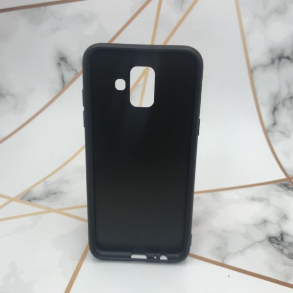 Силіконовий чохол з блискітками для Samsung Galaxy А6(2018) Мармур зелений