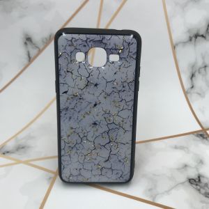 Силіконовий чохол з блискітками для Samsung Galaxy Grand Prime G530 / J2 Prime Білий