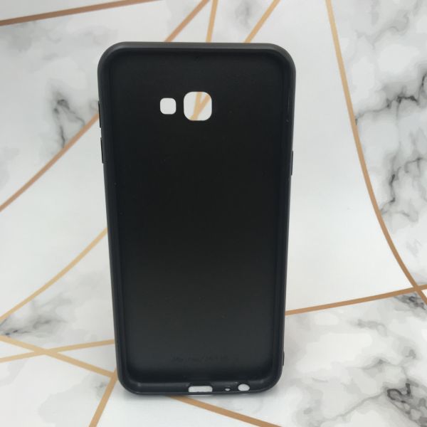Силіконовий чохол з блискітками для Samsung Galaxy J4 Plus Фіолетовий