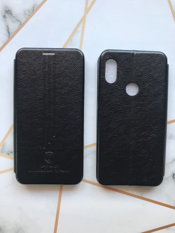 Чохол-книжка Top-Fashion для Xiaomi Redmi Note 6 Pro Чорний