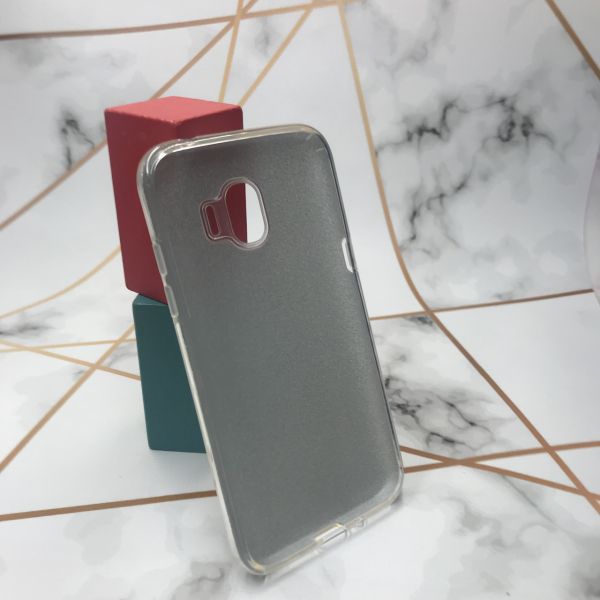 Силіконовий чохол Shine Silicone Case для Samsung Galaxy J2 Pro 2018 J250 Срібло