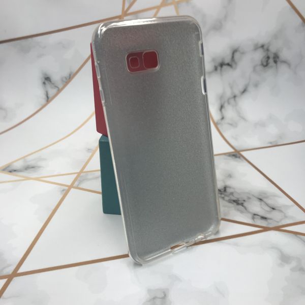 Силіконовий чохол Shine Silicone Case для Samsung Galaxy J4 Plus Срібло