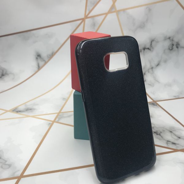 Силіконовий чохол Shine Silicone Case для Samsung Galaxy S7 Edge Чорний