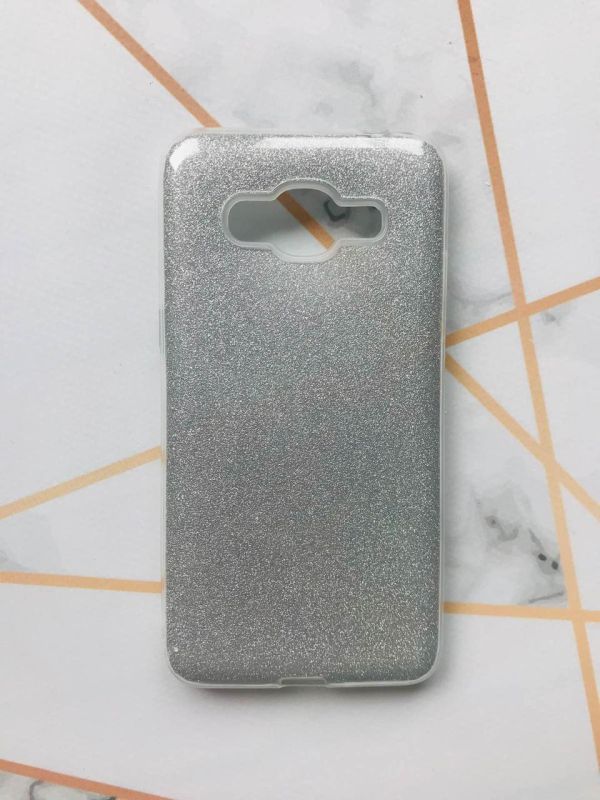 Силіконовий чохол Shine Silicone Case Samsung Galaxy Grand Prime G530 / J2 Prime Срібло