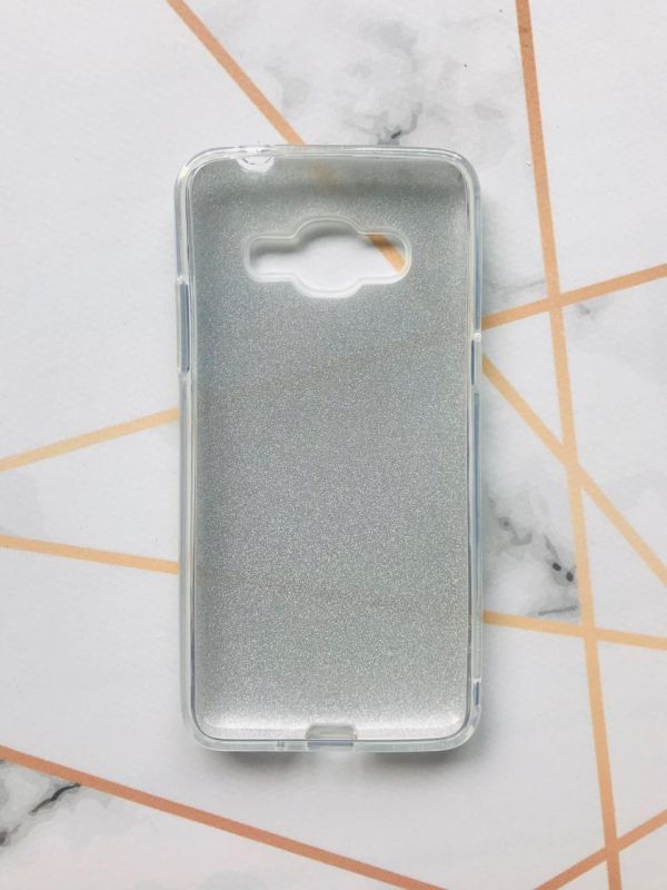Силіконовий чохол Shine Silicone Case Samsung Galaxy Grand Prime G530 / J2 Prime Срібло